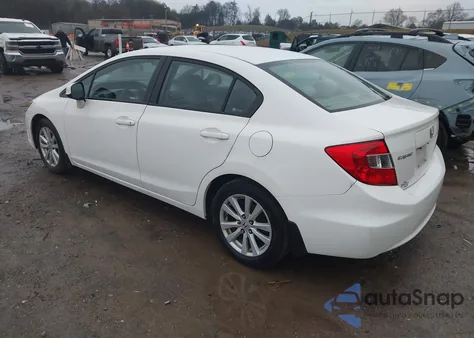 2012 Honda Civic Ex из США, поврежденный, VIN 2HGFB2F87CH604420